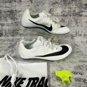New‎ No Box - Nike Zoom Rival Sprint Track Spikes White Men's 8.5 - FZ9663-102